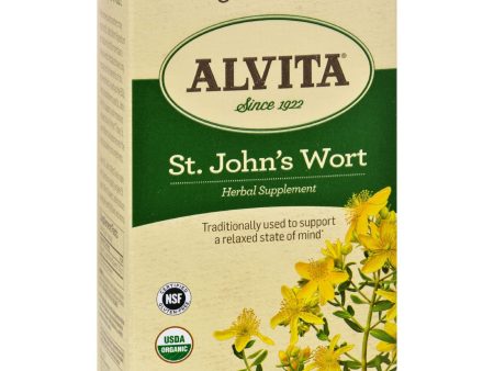 Alvita Tea - Organic - St Johns Wort Herbal - 24 Tea Bags Online