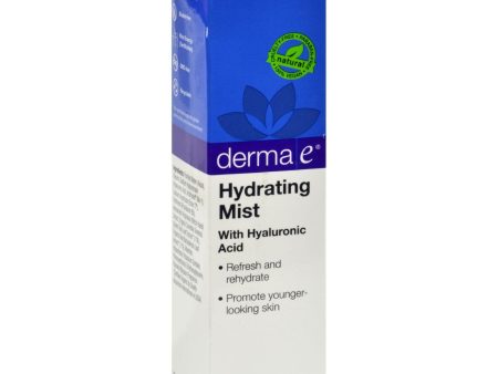 Derma E Hyaluronic Hydrating Mist - 2 Fl Oz Supply