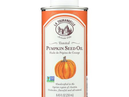 La Tourangelle Pumpkin Seed Oil - Case Of 6 - 8.45 Fl Oz. For Sale