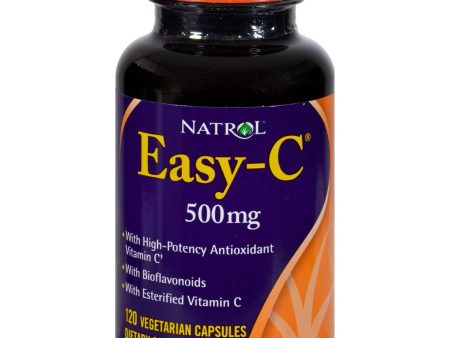 Natrol Easy-c - 500 Mg - 120 Vegetarian Capsules Supply