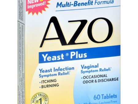 Azo Yeast Plus - 60 Tablets on Sale