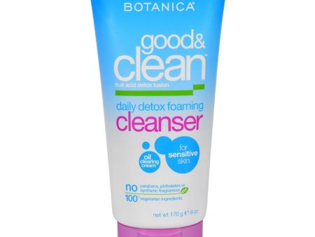 Alba Botanica Good And Clean Daily Detox Foaming Cleanser - 6 Oz For Sale