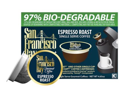 San Francisco Bay Coffee Onecup - Espresso - Case Of 6 - 4.65 Oz. Fashion