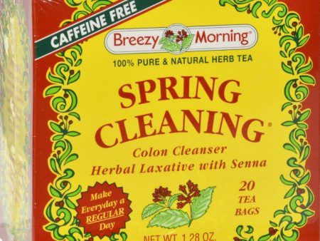 Breezy Morning Teas Spring Cleaning Herbal Tea - 20 Tea Bags on Sale