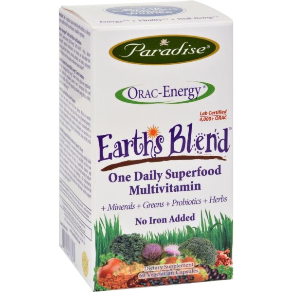 Paradise Herbs Orac-energy Multi Without Iron - 60 Vcaps Hot on Sale