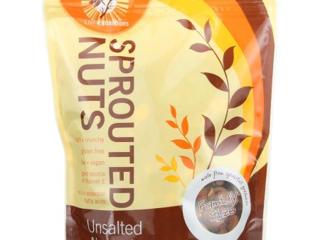 Living Intentions Almonds - Sprouted - Unsalted - 16 Oz - Case Of 4 Online Hot Sale