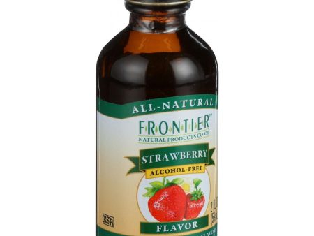 Frontier Herb Strawberry - Alcohol Free - 2 Oz Cheap