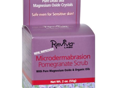 Reviva Labs Microdermabrasion Pomegranate Scrub - 2 Oz Hot on Sale