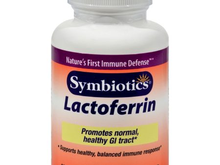 Symbiotics Lactoferrin 100% - 60 Capsules For Cheap