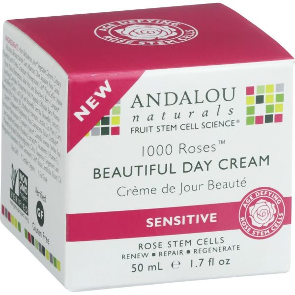 Andalou Naturals Beautiful Day Cream - 1000 Roses - 1.7 Oz Online Hot Sale