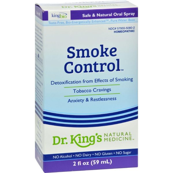 King Bio Homeopathic Smoke Control - 2 Oz For Sale