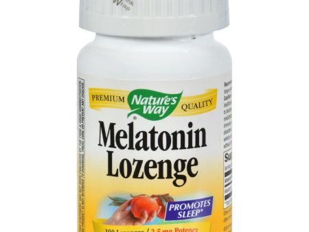 Nature s Way Melatonin Lozenge Fruit - 2.5 Mg - 100 Lozenges For Discount