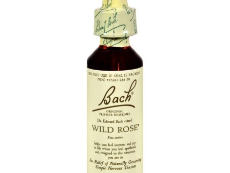 Bach Flower Remedies Essence Wild Rose - 0.7 Fl Oz Online now