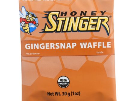 Honey Stinger Waffle - Organic - Gingersnap - 1 Oz - Case Of 16 Discount