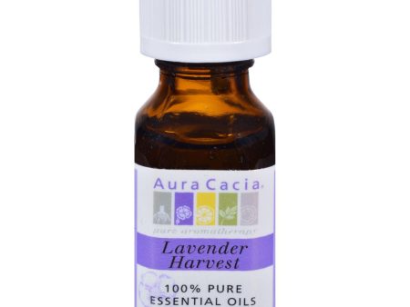 Aura Cacia Pure Essential Oil Lavender Harvest - 0.5 Fl Oz Online Hot Sale