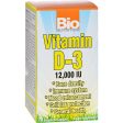 Bio Nutrition Vitamin D-3 - 12000 Iu - 50 Vegetarian Capsules Hot on Sale