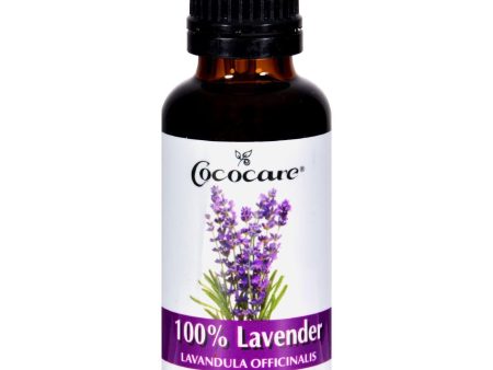 Cococare Lavender Oil - 100 Percent Natural - 1 Fl Oz Supply