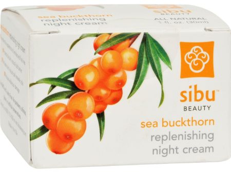 Sibu Beauty Replenishing Night Cream Sea Buckthorn - 1 Fl Oz Supply