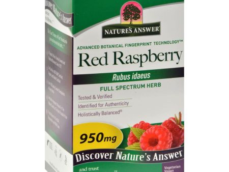 Nature s Answer Red Raspberry Leaf - 90 Capsules Cheap