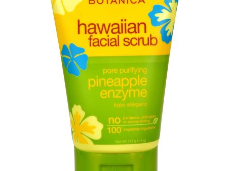 Alba Botanica Hawaiian Pineapple Enzyme Facial Scrub - 4 Fl Oz For Discount