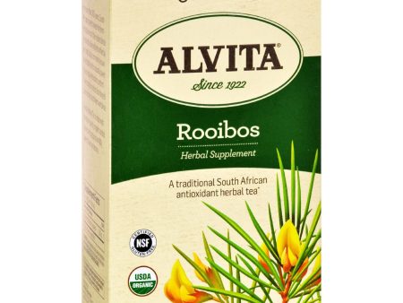 Alvita Tea - Organic - Rooibos Herbal - 24 Tea Bags Online