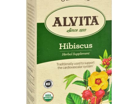 Alvita Tea - Organic - Hibiscus Herbal - 24 Tea Bags For Cheap