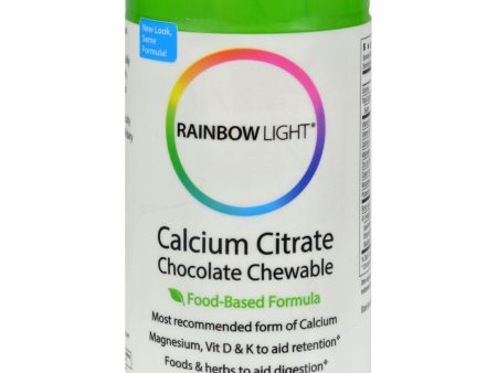 Rainbow Light Calcium Citrate Chocolate Chewables - 45 Chewable Wafers Sale