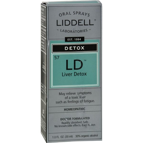 Liddell Homeopathic Liver Detox Spray - 1 Fl Oz Discount