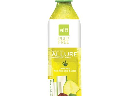 Alo Pulp Free Allure Aloe Vera Juice Drink - Mangosteen And Mango - Case Of 12 - 16.9 Fl Oz. Cheap