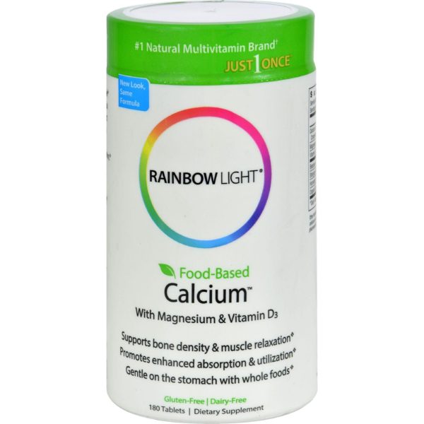 Rainbow Light Food-based Calcium - 180 Tablets Online