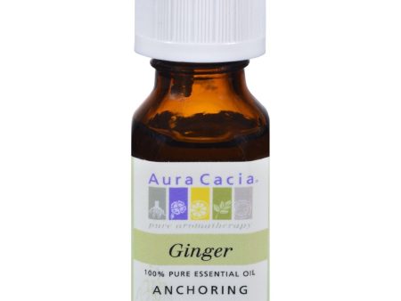 Aura Cacia Essential Oil Ginger - 0.5 Fl Oz Discount