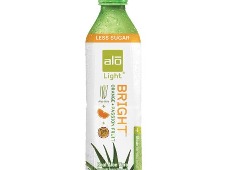 Alo Light Bright Aloe Vera Juice Drink - Orange And Passion Fruit - Case Of 12 - 16.9 Fl Oz. Fashion