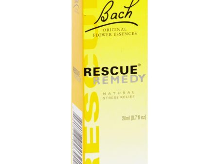 Bach Flower Remedies Rescue Remedy Natural Stress Relief - 0.7 Fl Oz For Cheap