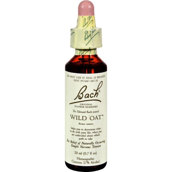 Bach Flower Remedies Essence Wild Oat - 0.7 Fl Oz For Cheap