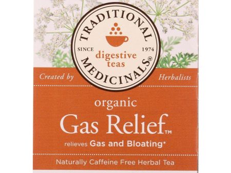 Traditional Medicinals Tea - Organic - Gas Relief - 16 Bags - Case Of 6 Online Sale