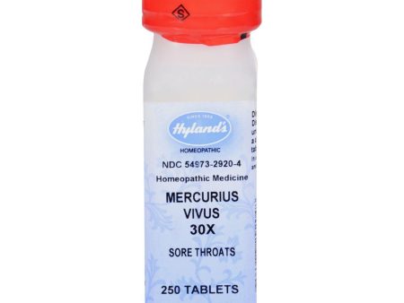 Hyland s Mercurius Vivus 30x - 250 Tablets Online now