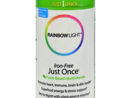 Rainbow Light Just Once Iron-free Food-based Multivitamin - 120 Tablets on Sale