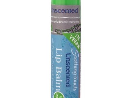 Soothing Touch Lip Balm - Vegan Unscented - Case Of 12 - .25 Oz Hot on Sale