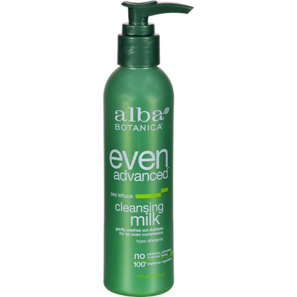 Alba Botanica Advanced Sea Lettuce Cleansing Milk - 6 Fl Oz For Discount