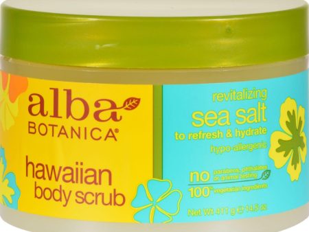 Alba Botanica Hawaiian Sea Salt Body Scrub - 14.5 Oz Online Sale