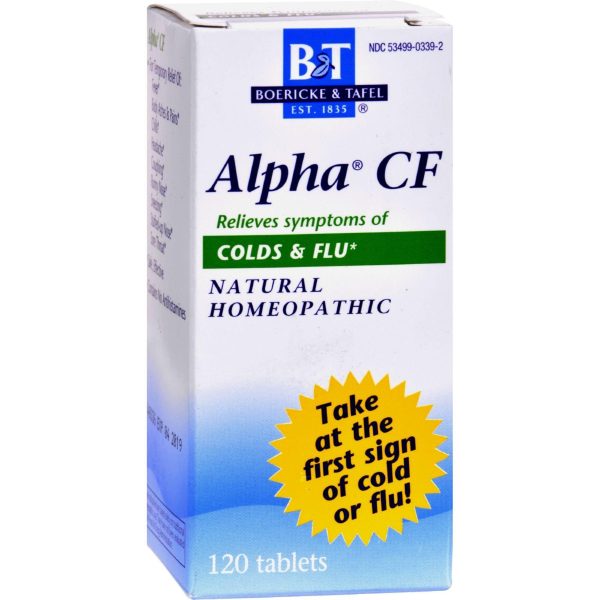 Boericke And Tafel Alpha Cf - 120 Tablets Sale