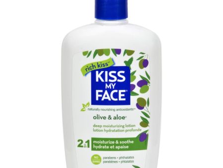 Kiss My Face Ultra Moisturizer Olive And Aloe - 16 Fl Oz on Sale