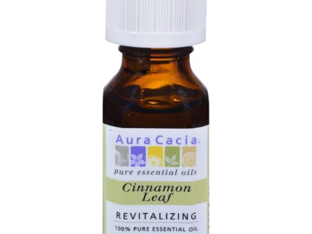 Aura Cacia Pure Essential Oil Cinnamon Leaf - 0.5 Fl Oz Online Hot Sale