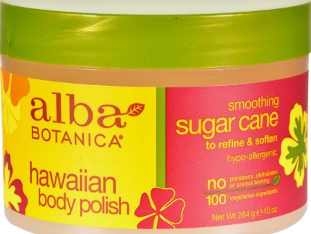 Alba Botanica Hawaiian Body Polish Sugar Cane - 10 Oz on Sale