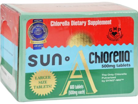 Sun Chlorella A Tablets - 500 Mg - 600 Tablets Hot on Sale