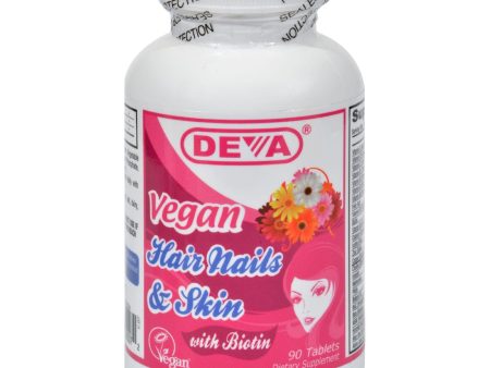 Deva Vegan Hair Nails And Skin - 90 Tablets Sale