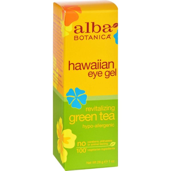 Alba Botanica Hawaiian Green Tea Eye Gel - 1 Fl Oz Discount