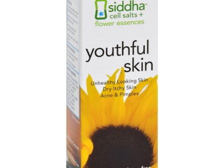 Siddha Flower Essences Youthful Skin - 1 Fl Oz Hot on Sale