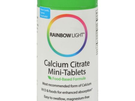 Rainbow Light 100% Calcium Citrate Mini-tabs - 120 Mini-tabs Online Hot Sale