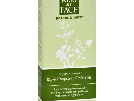 Kiss My Face Eye Repair Creme Eyewitness - 0.5 Fl Oz Hot on Sale